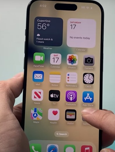 Open Settings