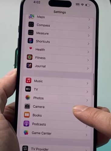 Scroll Down To Camera