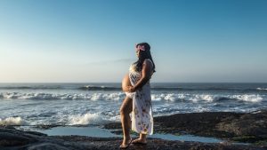 Beach Maternity Shoot