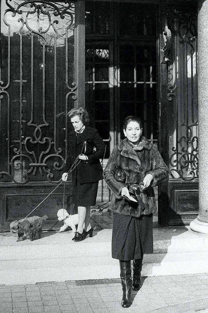 Where was Maria Callas' last photo taken?