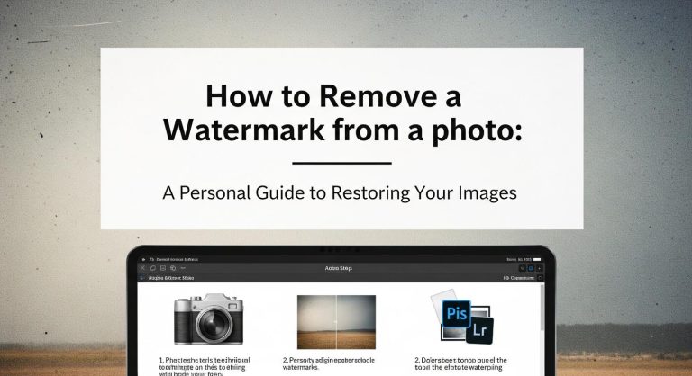 How to Remove a Watermark from a Photo: A Personal Guide to Restoring Your Images