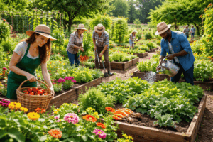 How Community Gardens Promote Sustainability and Green Living